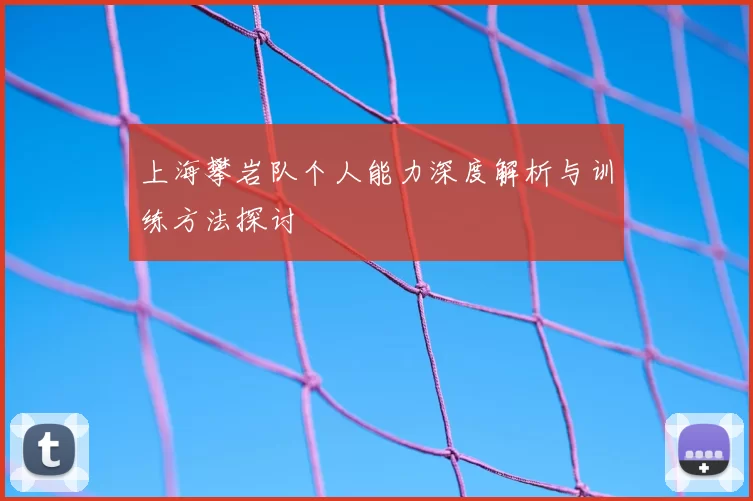 上海攀岩队个人能力深度解析与训练方法探讨