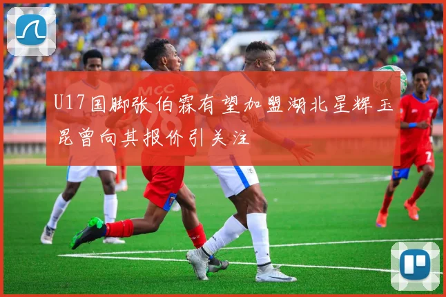 U17国脚张伯霖有望加盟湖北星辉玉昆曾向其报价引关注
