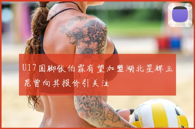 U17国脚张伯霖有望加盟湖北星辉玉昆曾向其报价引关注