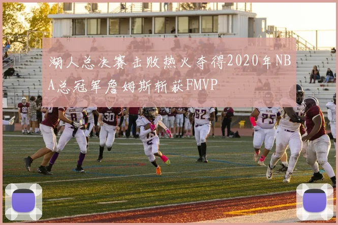 湖人总决赛击败热火夺得2020年NBA总冠军詹姆斯斩获FMVP